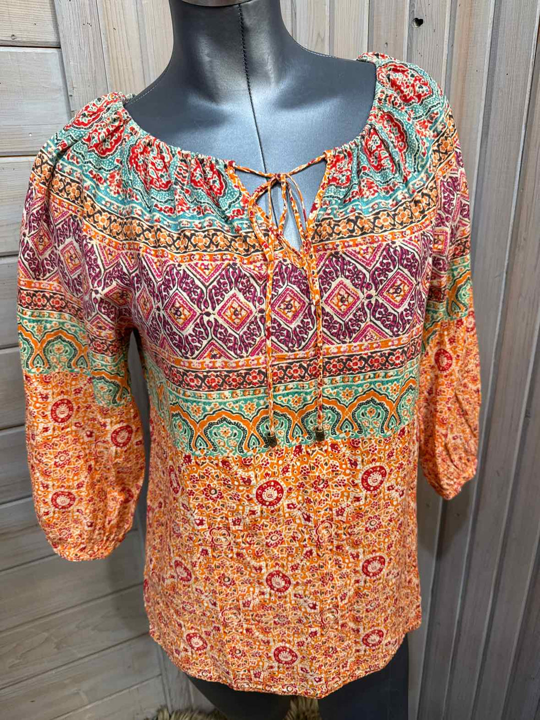 M - Ralph Lauren Peasant Top