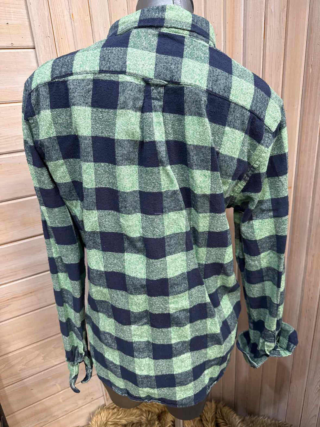 M - Denim & Flower Button Down