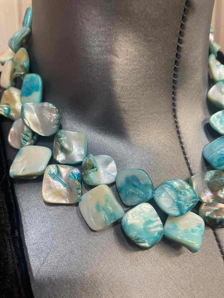 Jewelry - Shell Necklace with Matching Earrings
