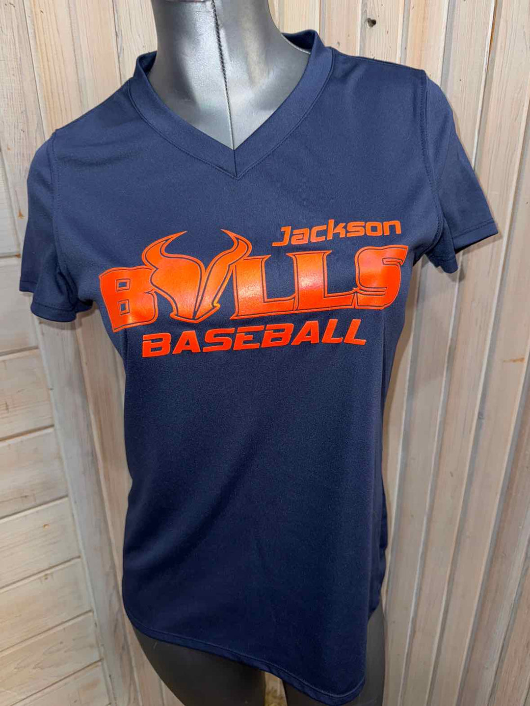 L - GTM Jackson Bulls Baseball Tee