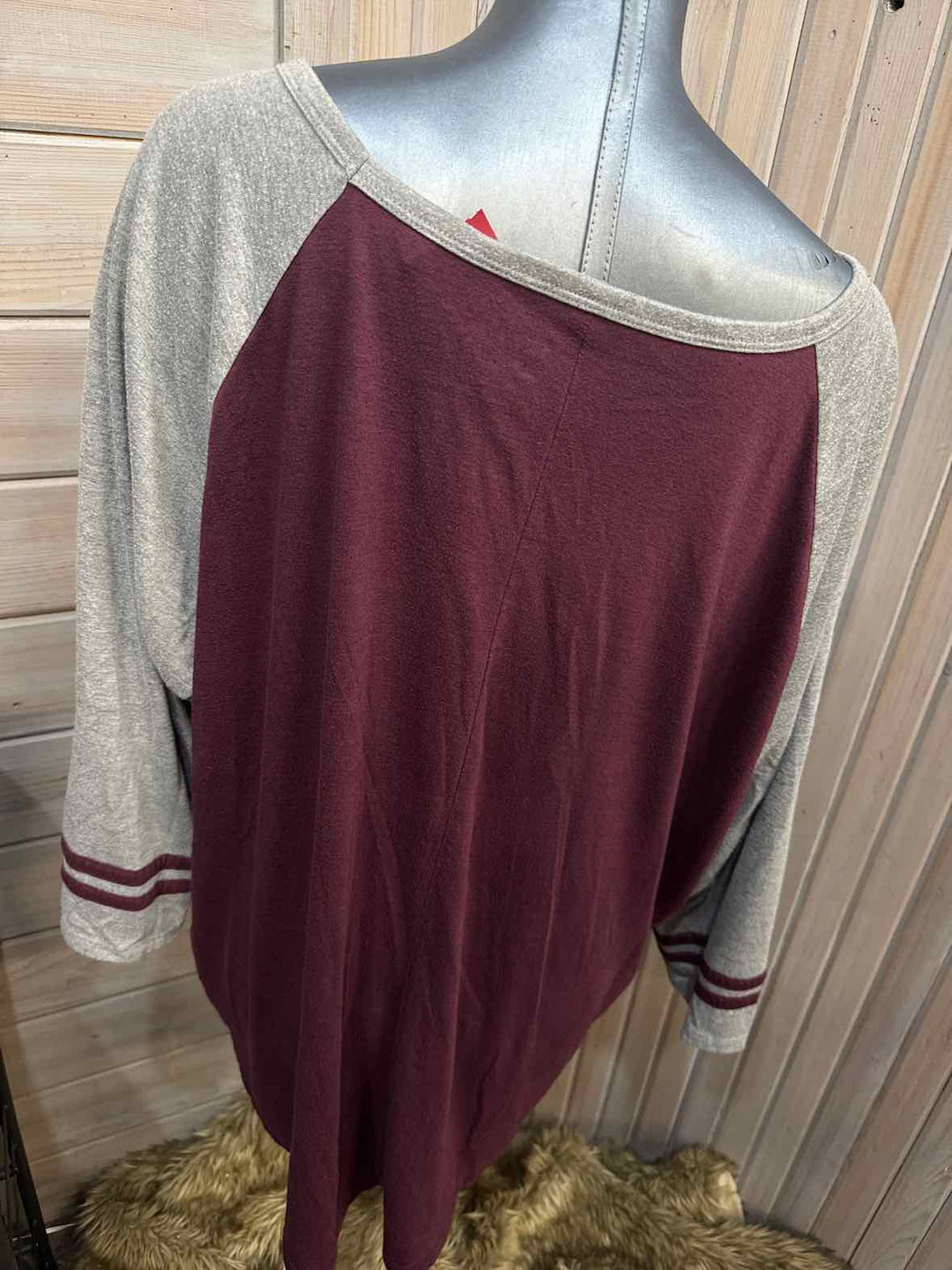 3X - terra & sky 3/4 Sleeve
