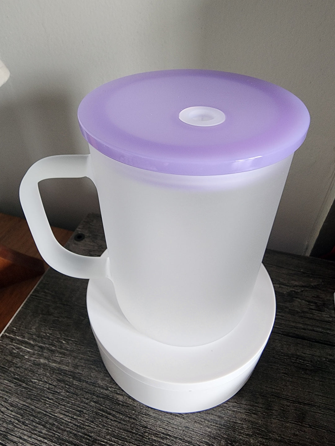 15 oz Frosted Glass Mug