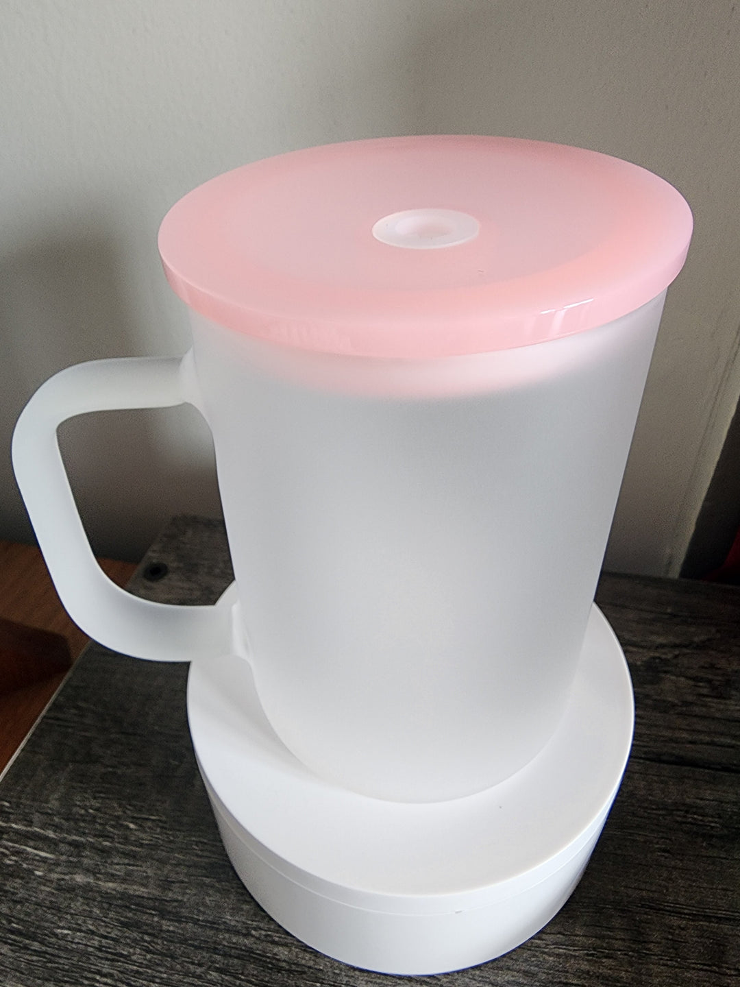 15 oz Frosted Glass Mug