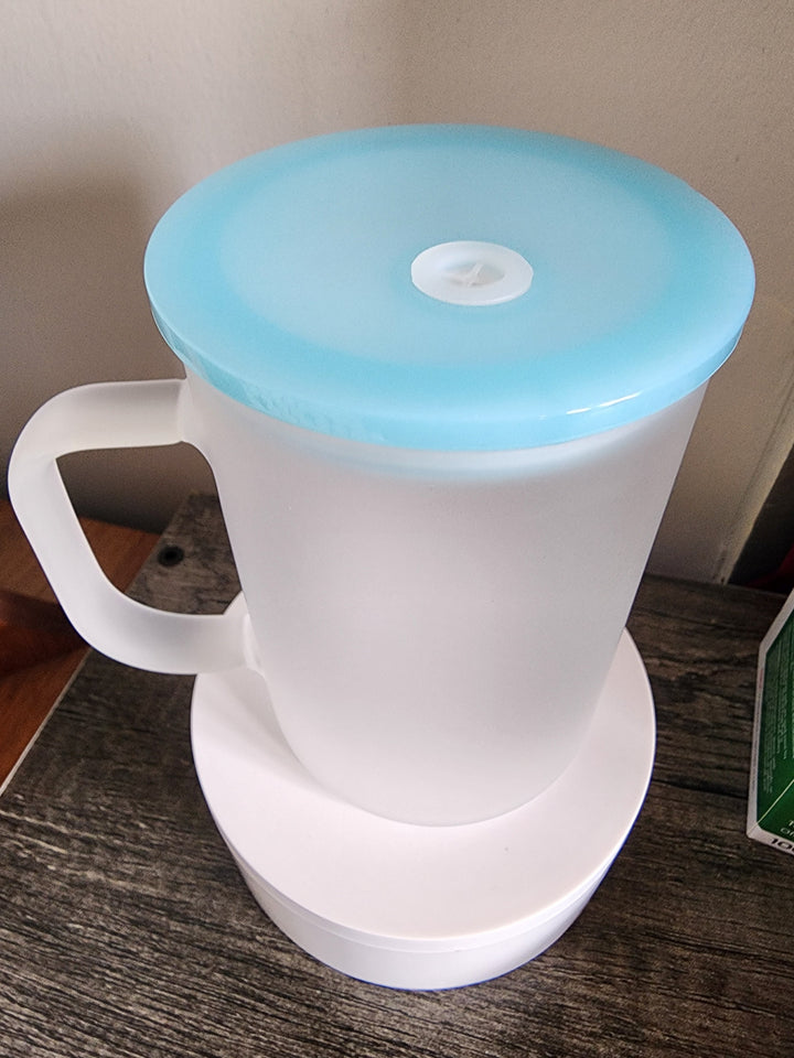 15 oz Frosted Glass Mug