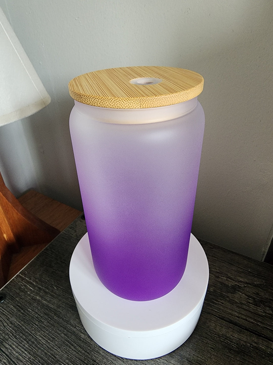16 oz Ombre Frosted Glass
