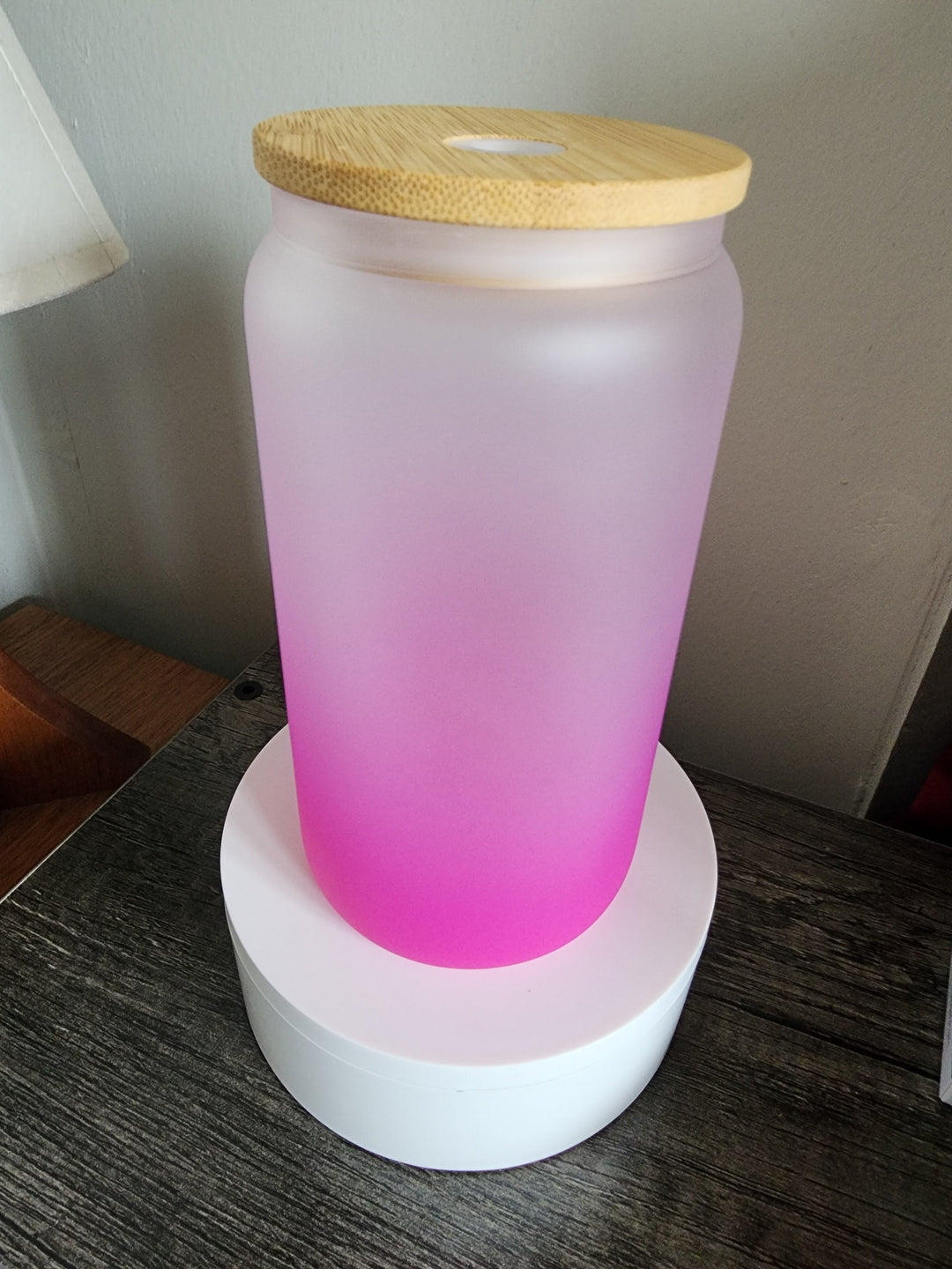 16 oz Ombre Frosted Glass