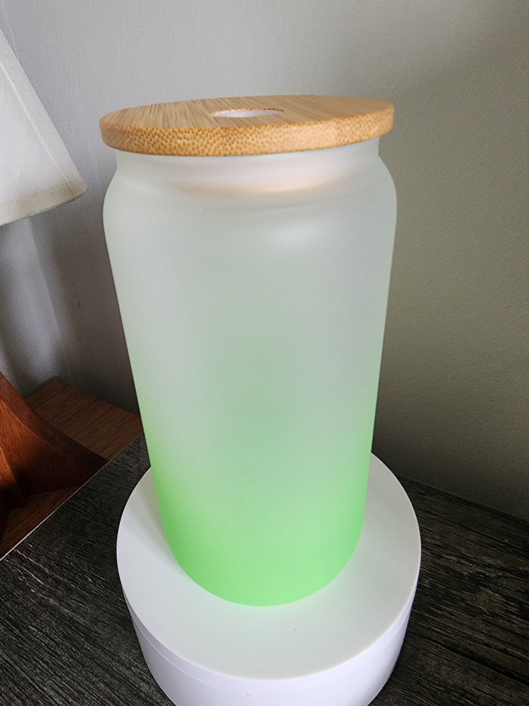 16 oz Ombre Frosted Glass