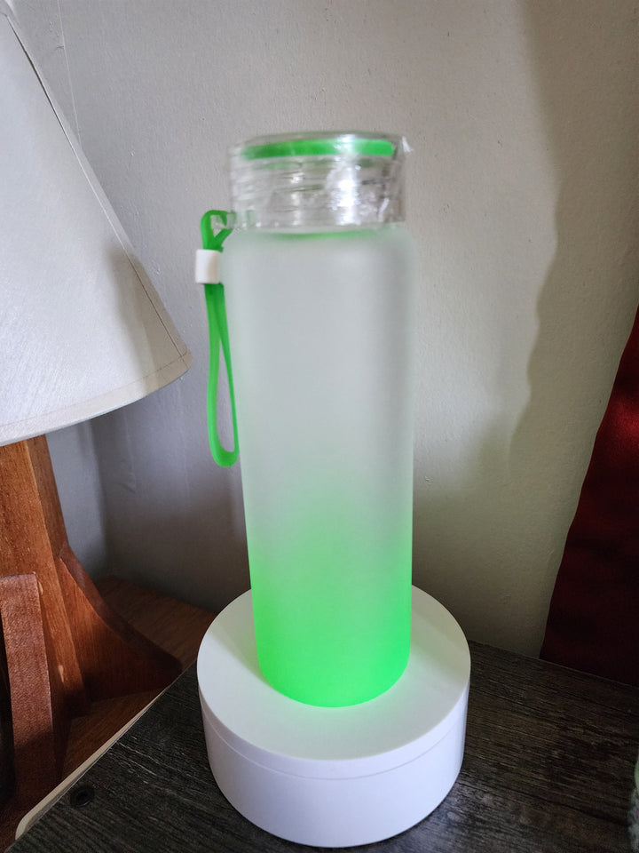 17 oz Glass Screw Top Bottle