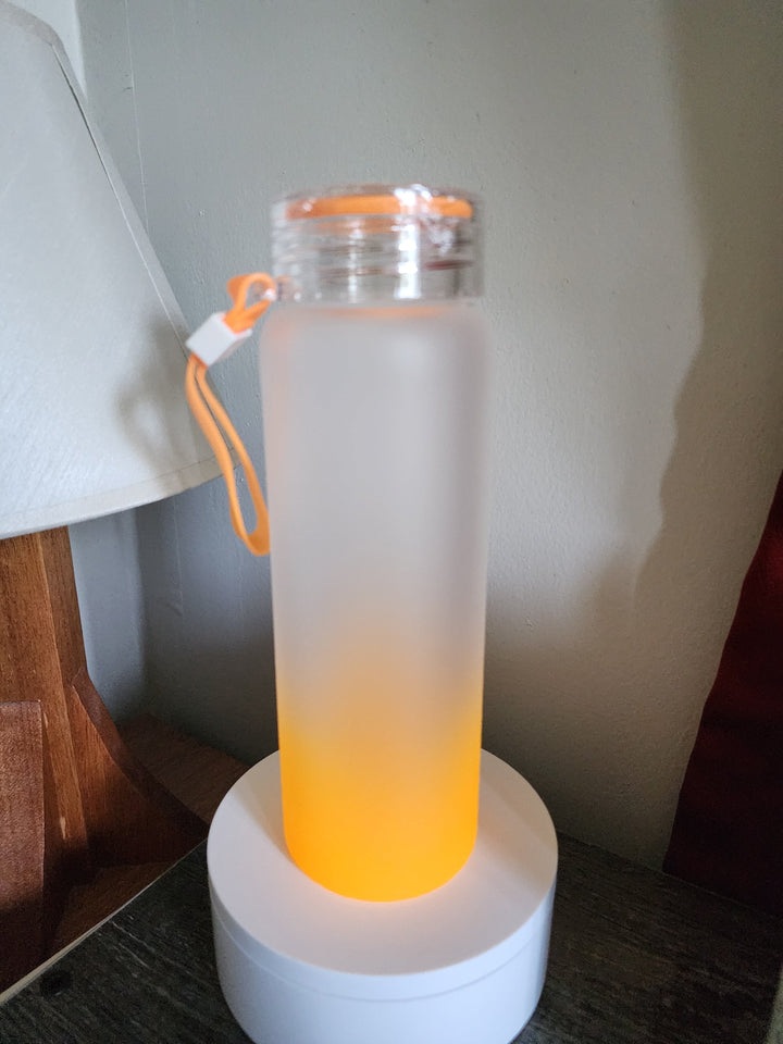 17 oz Glass Screw Top Bottle