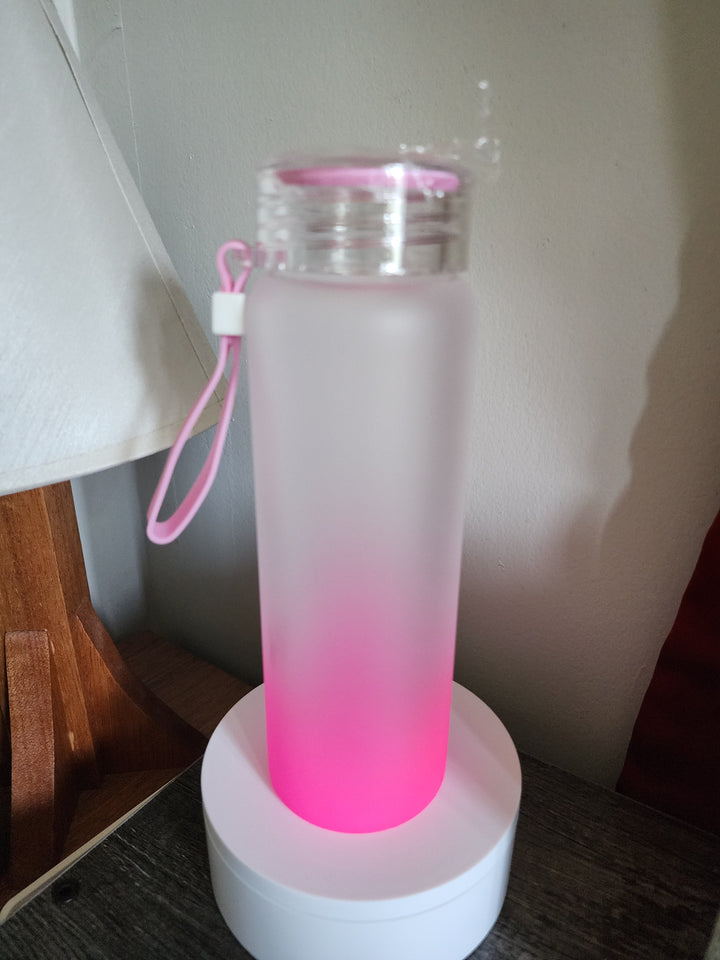 17 oz Glass Screw Top Bottle