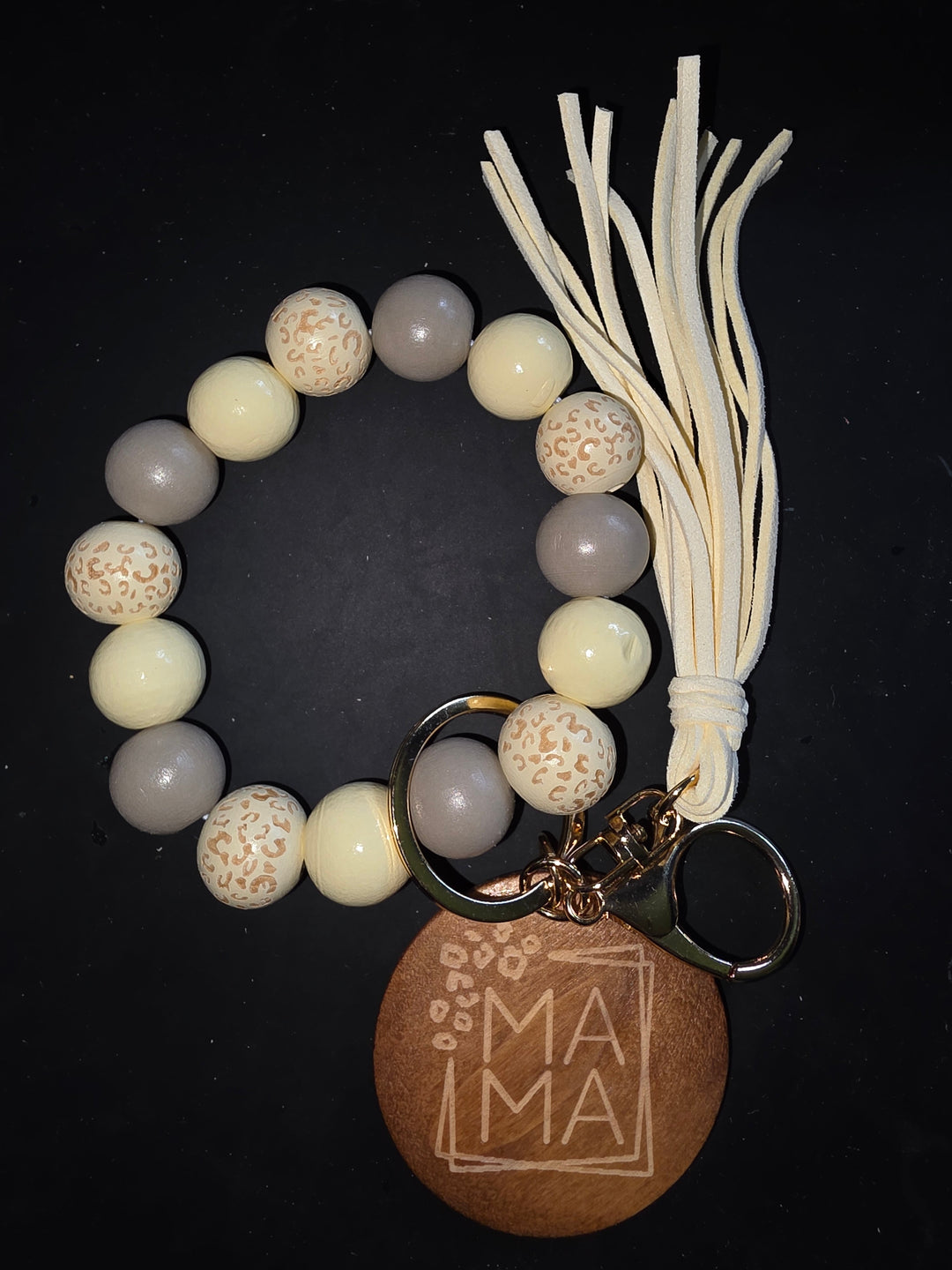 Wooden Mama Wristlet(Multiple Colors)