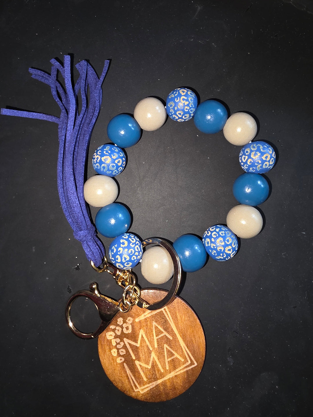 Wooden Mama Wristlet(Multiple Colors)