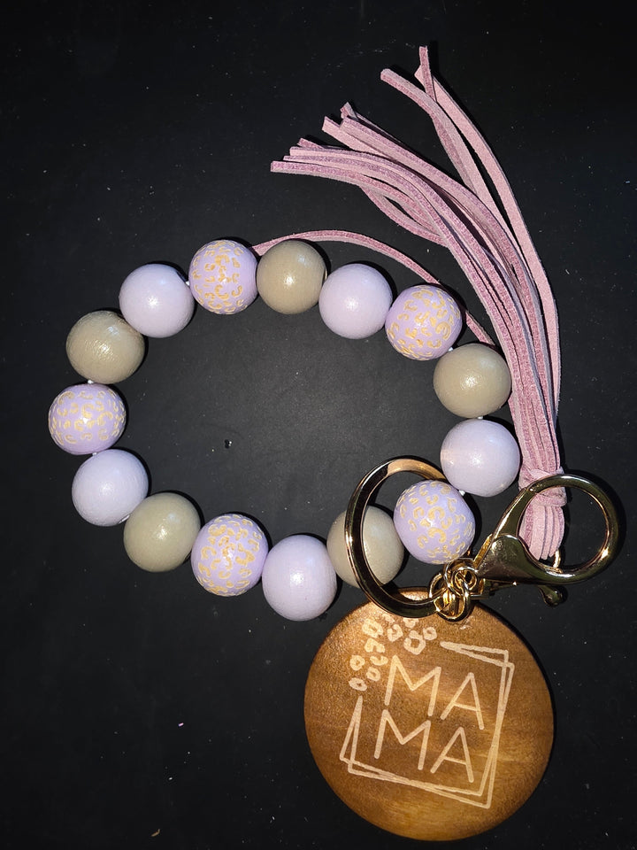 Wooden Mama Wristlet(Multiple Colors)
