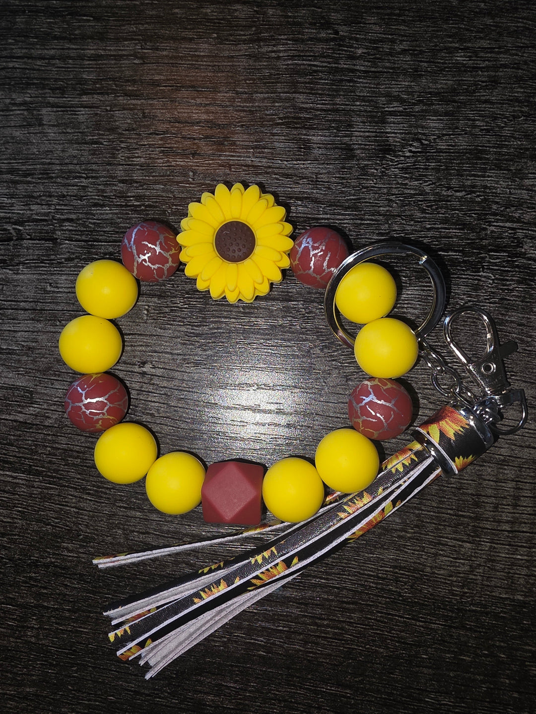 Sunflower Wristlet