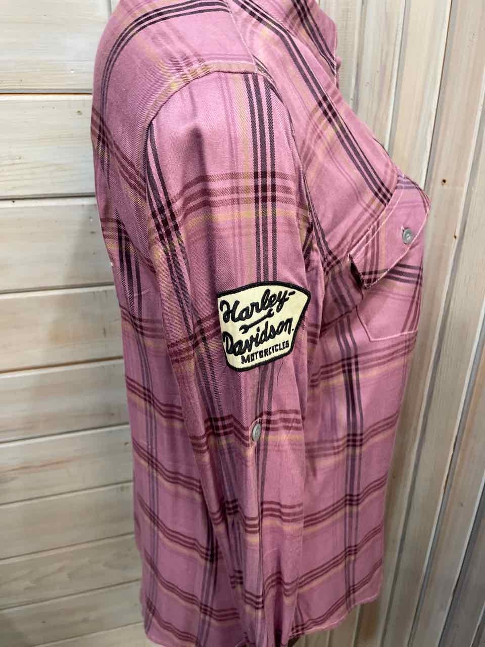 L - Harley Davidson Button Down