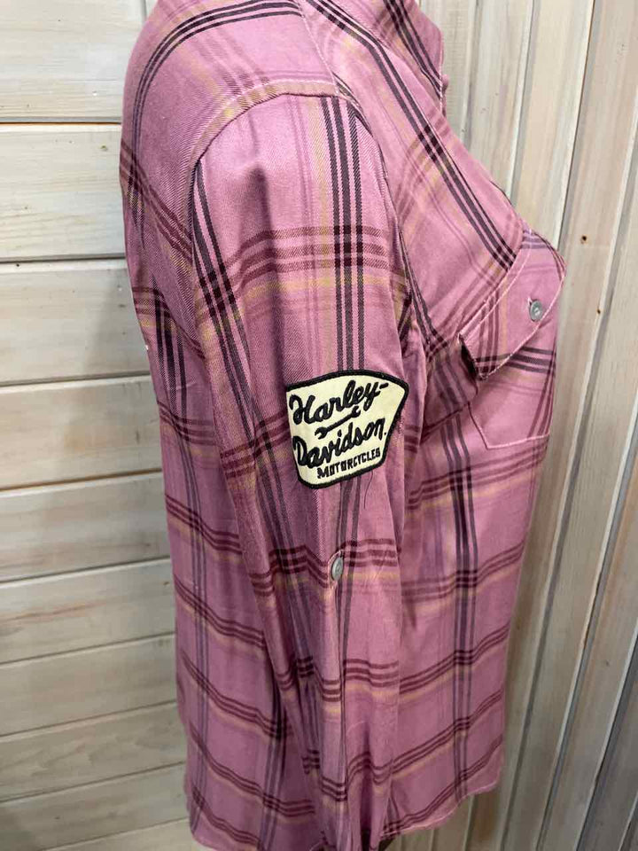 L - Harley Davidson Button Down