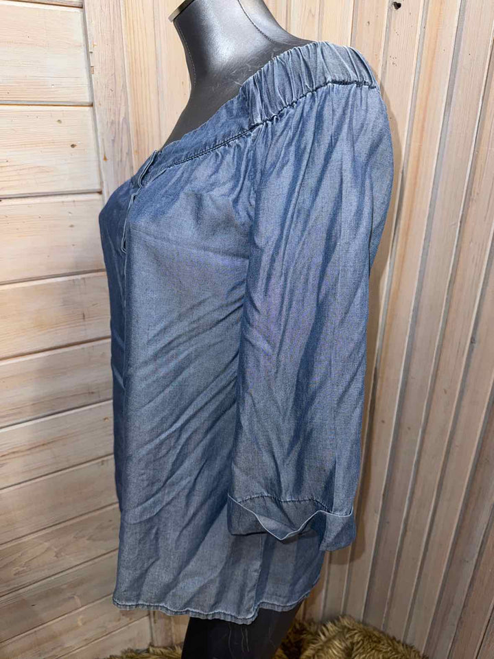 M - Project Indigo Blouse