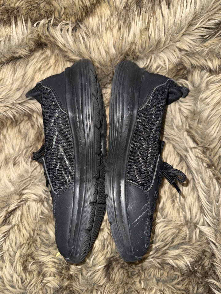 6.5 - Black Shimmer Sneakers