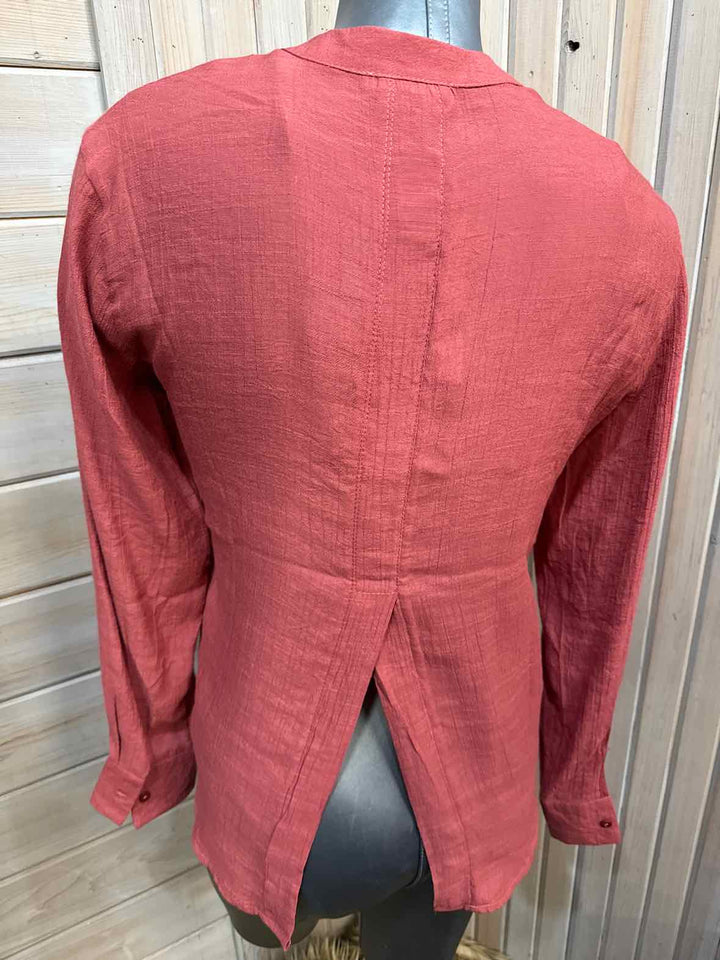 S - Blush J Button Down