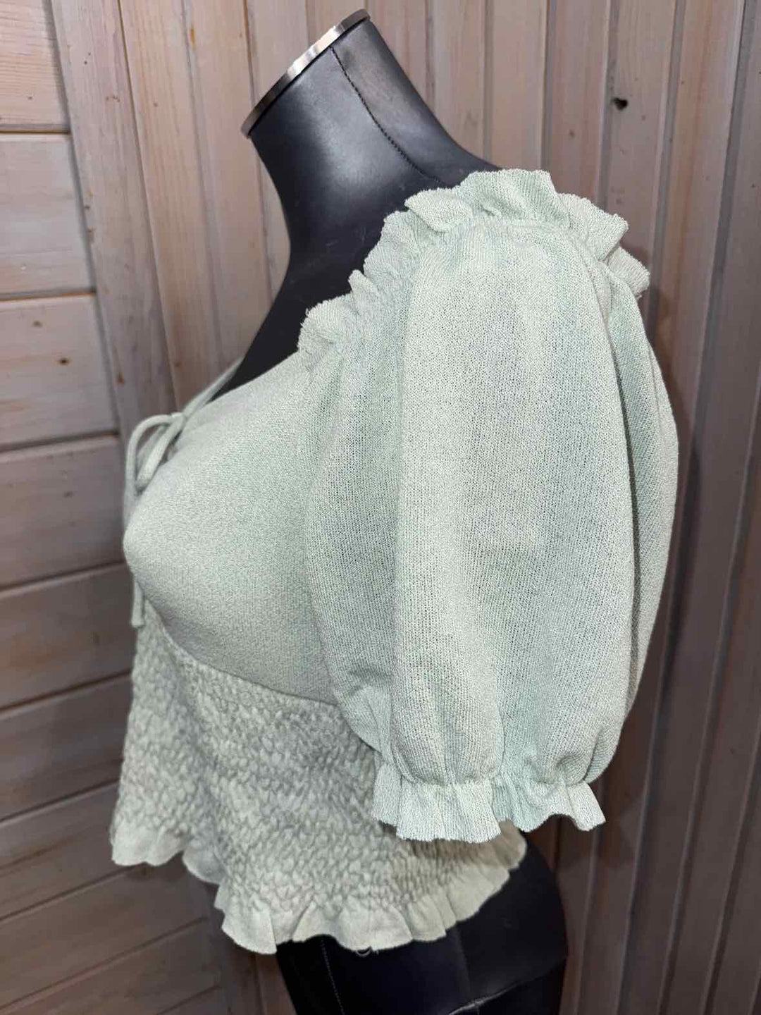 L - She and Sky Crop Top