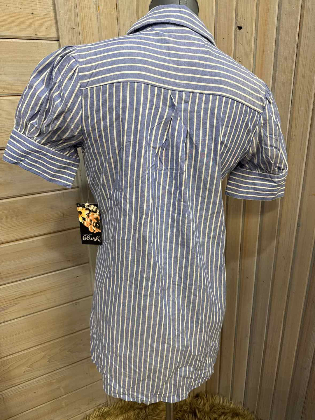 S - Hint of Blush Button Down