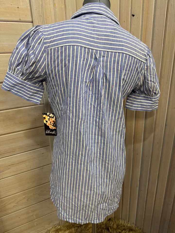 S - Hint of Blush Button Down