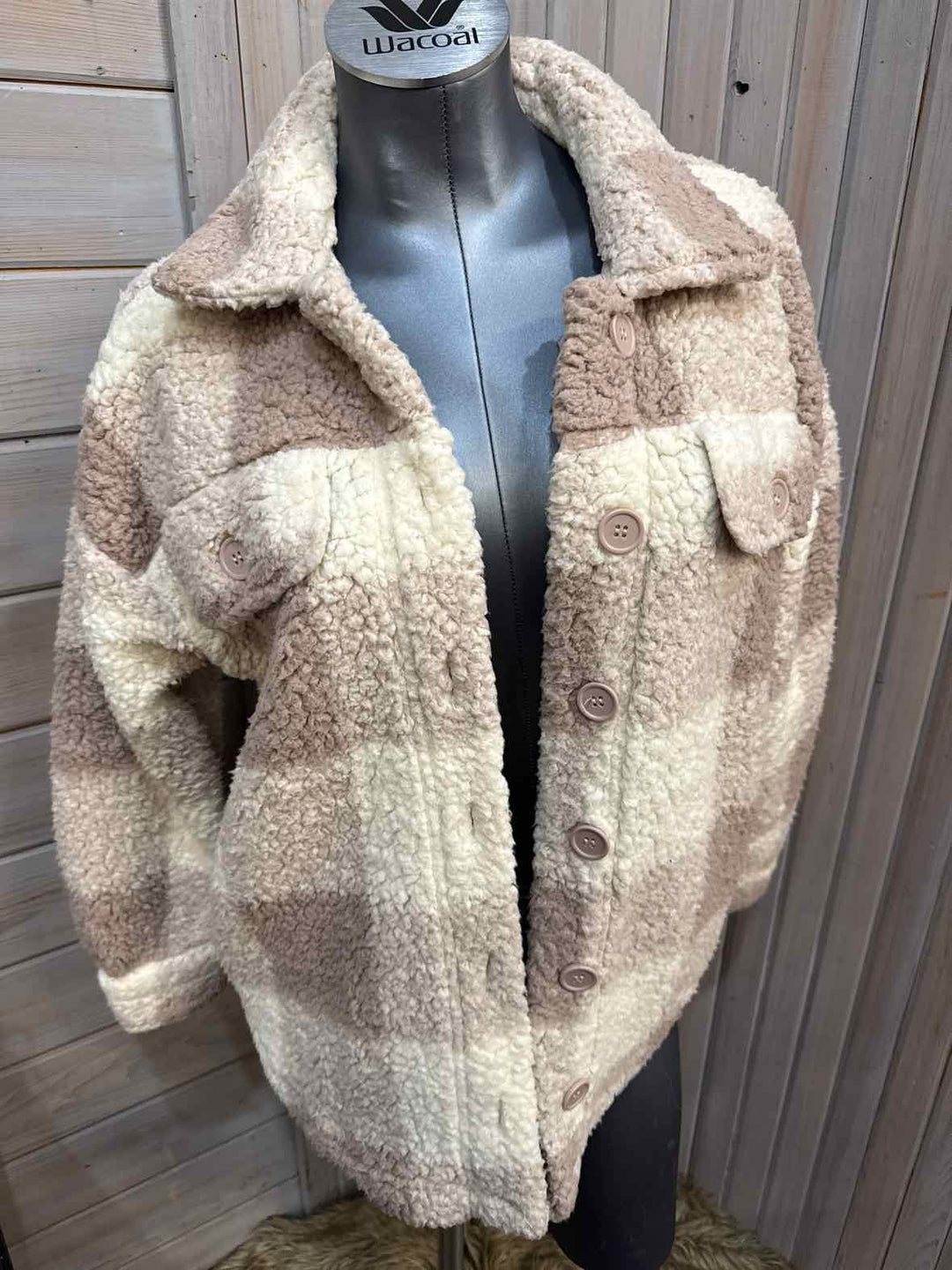 S - Pink Rose Shacket