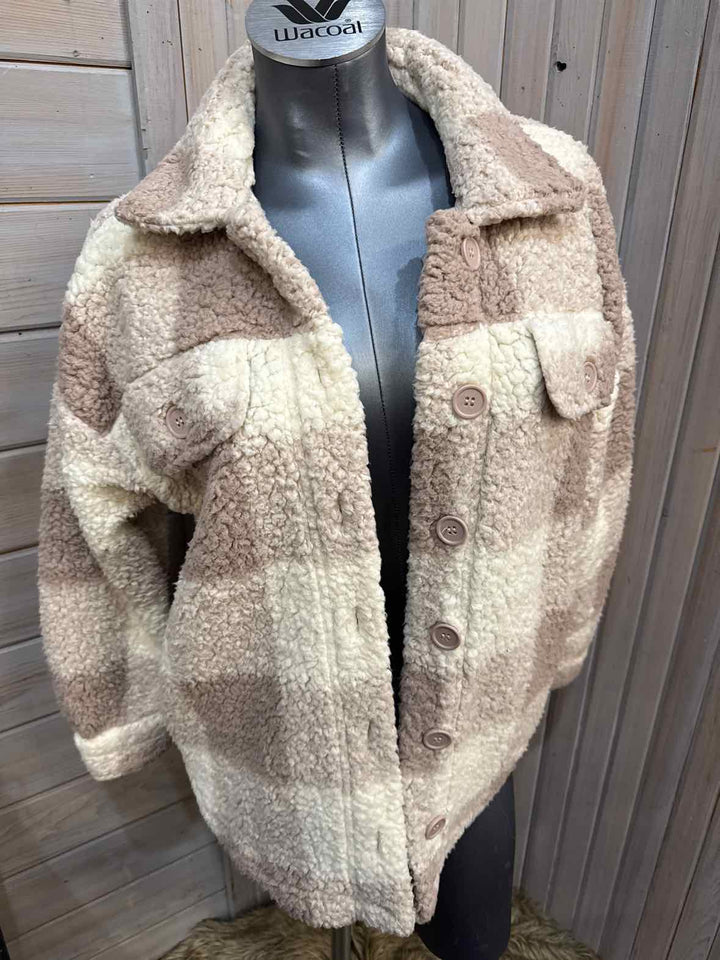 S - Pink Rose Shacket