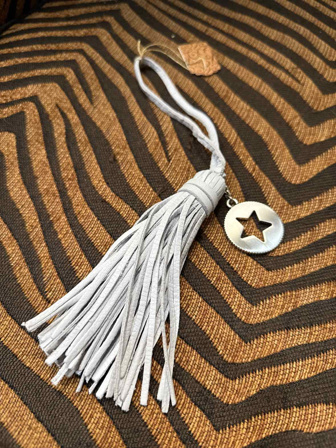 Keychain - American Leather Co Tassle