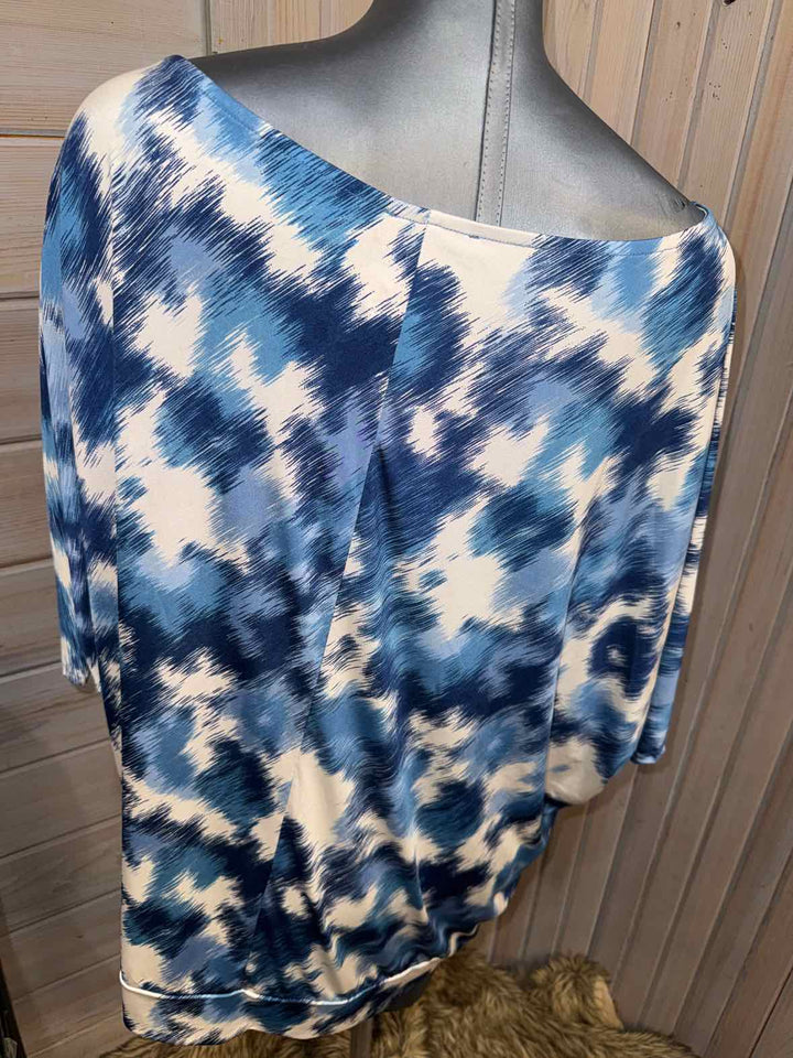 2X - white birch Bat Sleeve Top
