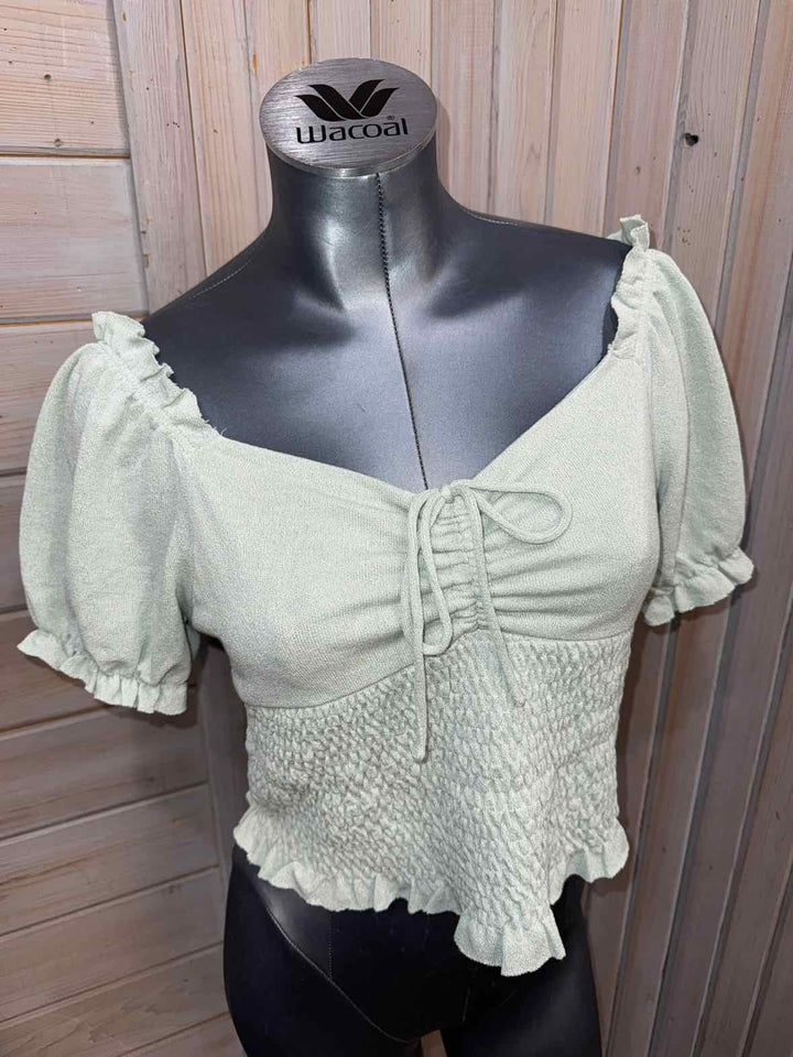 L - She and Sky Crop Top