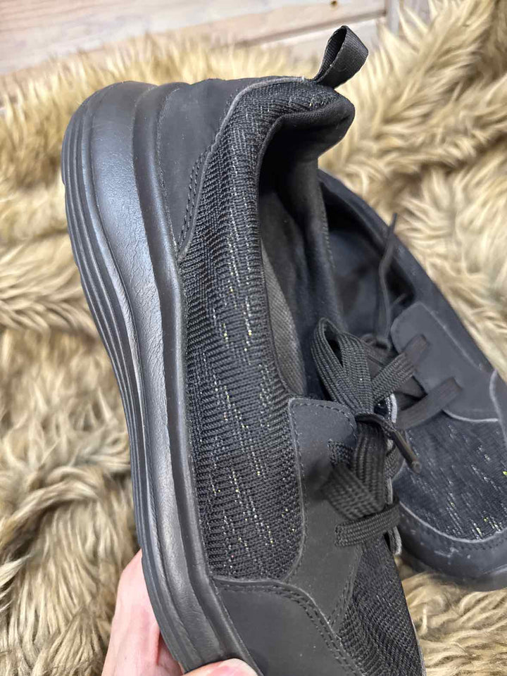 6.5 - Black Shimmer Sneakers