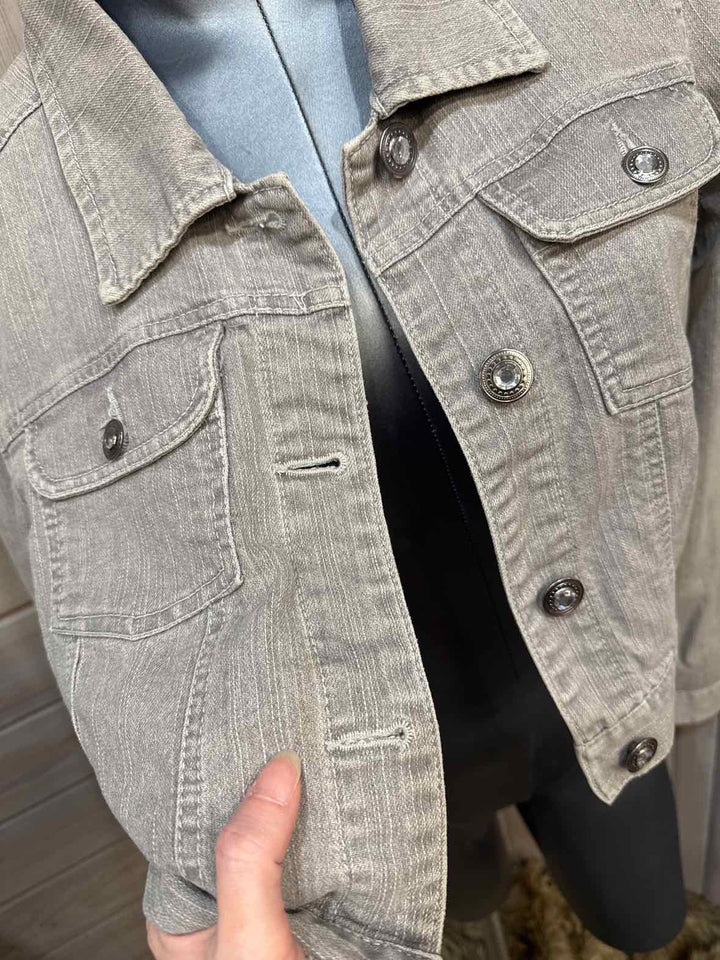 L - CATO Gray Denim Jacket