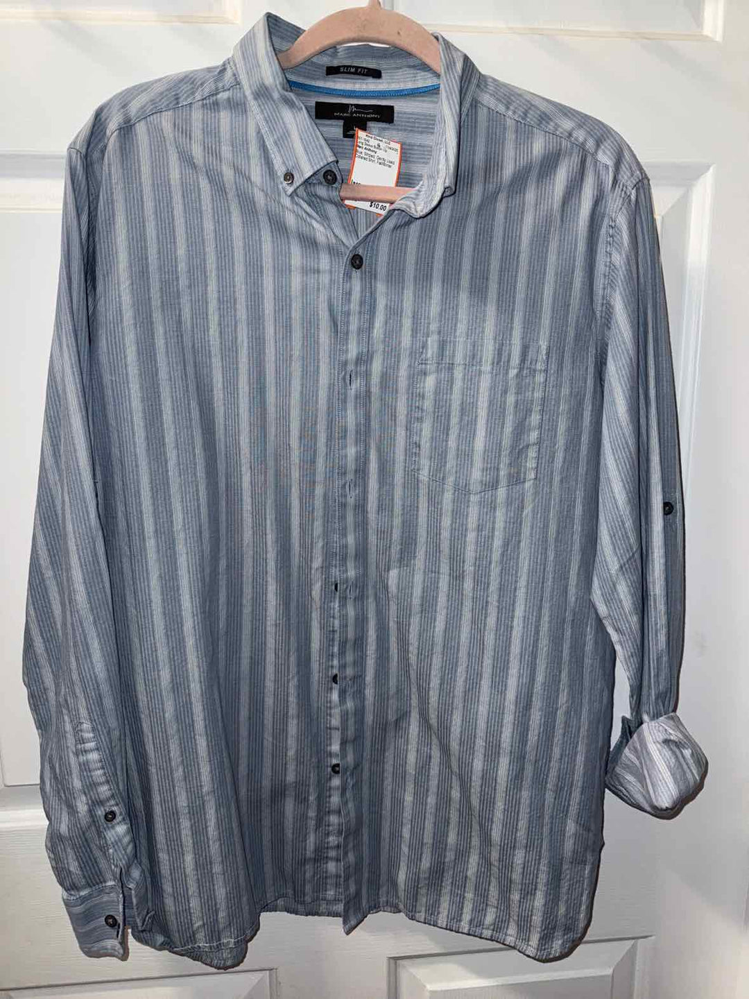 L - Marc Anthony Long Sleeve Button Up