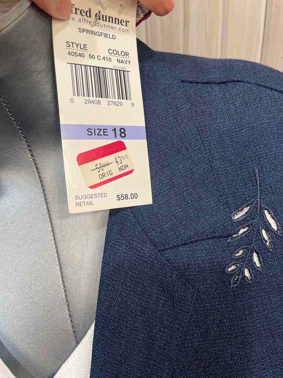 Alfred Dunner Button Down Top