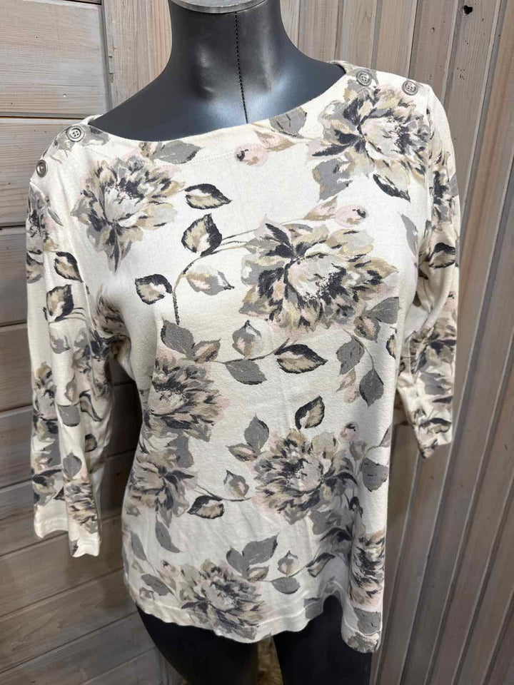 L - Croft & Barrow 3/4 Sleeve