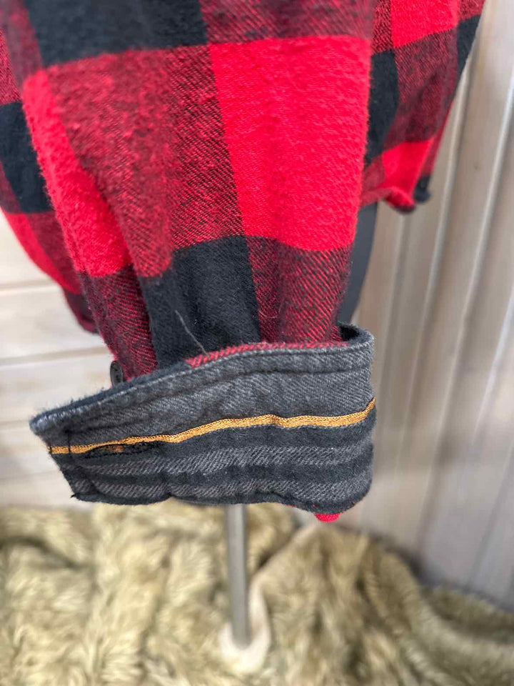 M - Denim & Flower Button Down