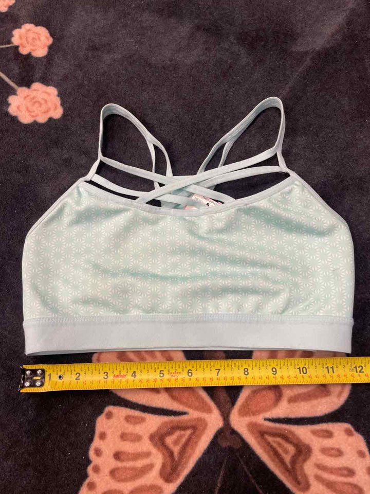 XS - blue sports bra