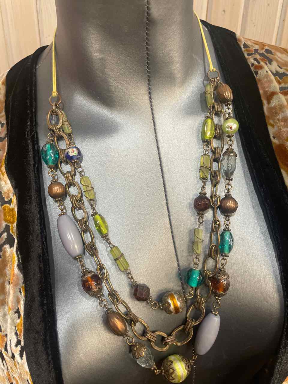Jewelry - Necklace, Earrings &  Beaded Bracelet