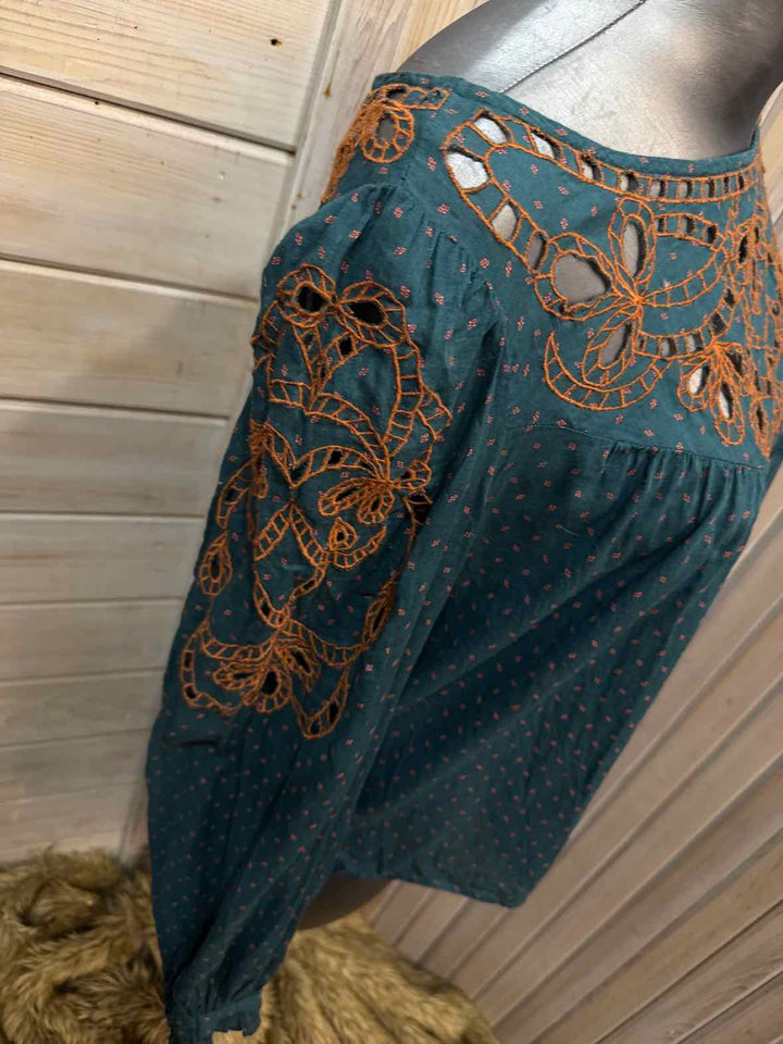 M - Free People Blouse
