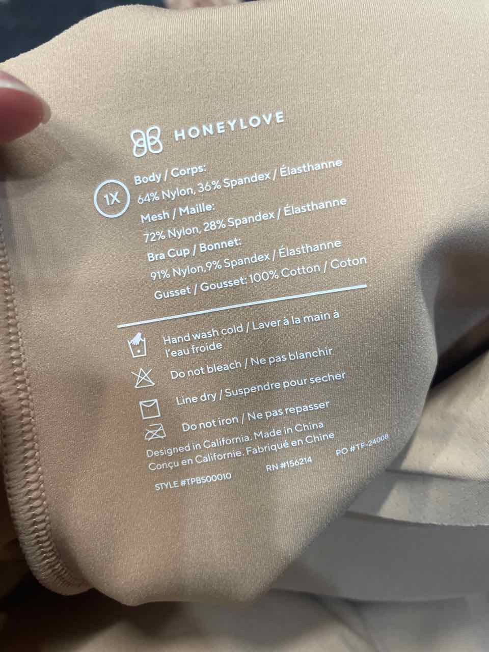 1X - Honeylove Shapewear