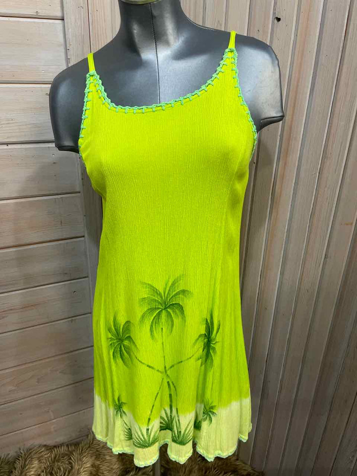 XL - Tiki Palm Dress