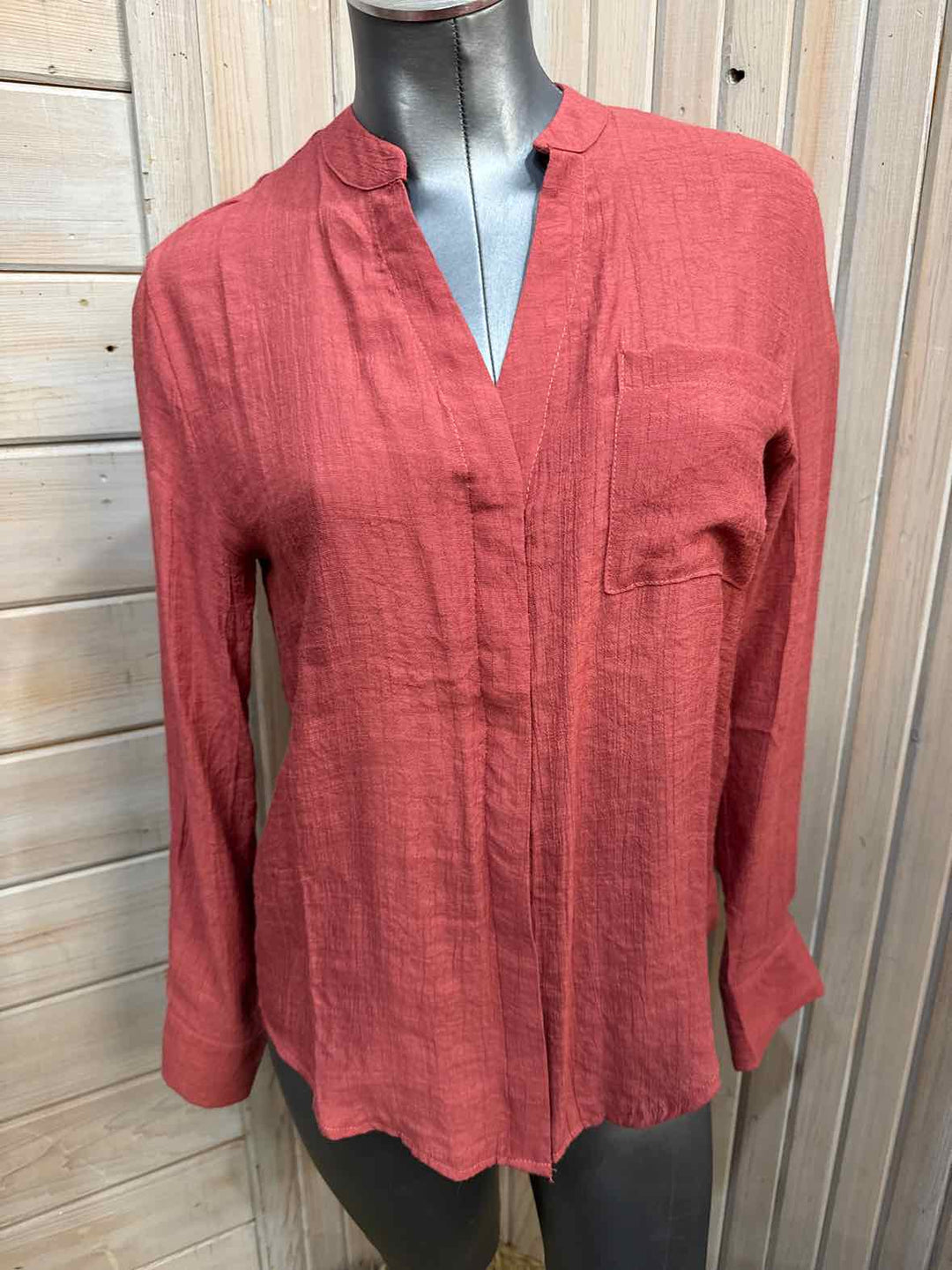 S - Blush J Button Down