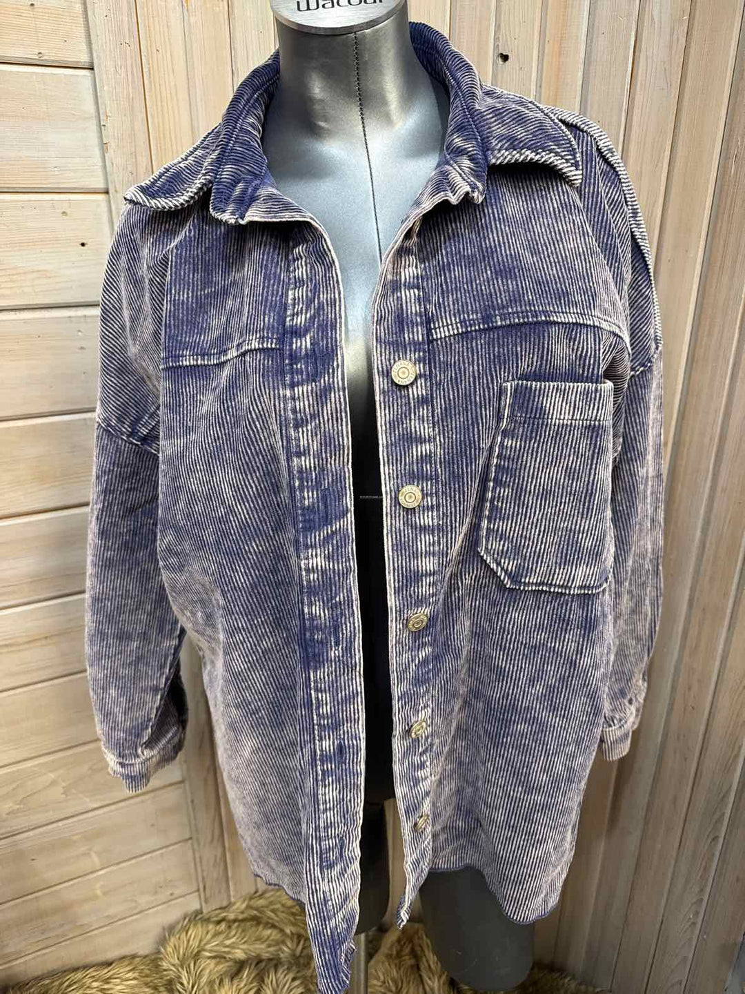 M - Zenana Outfitters Shacket