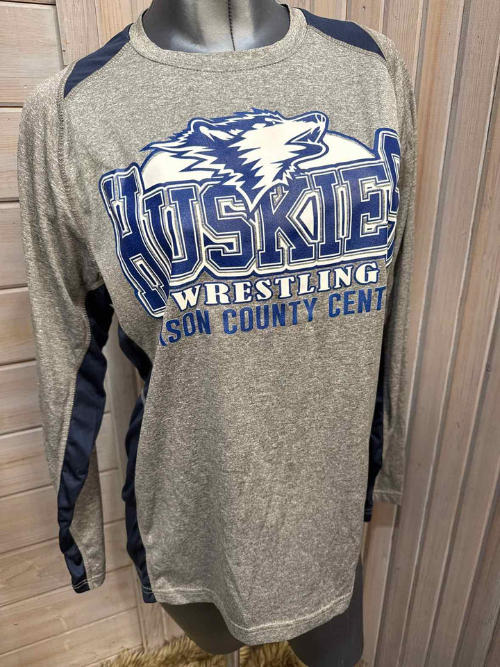 M - Long Sleeve Huskies Wrestling