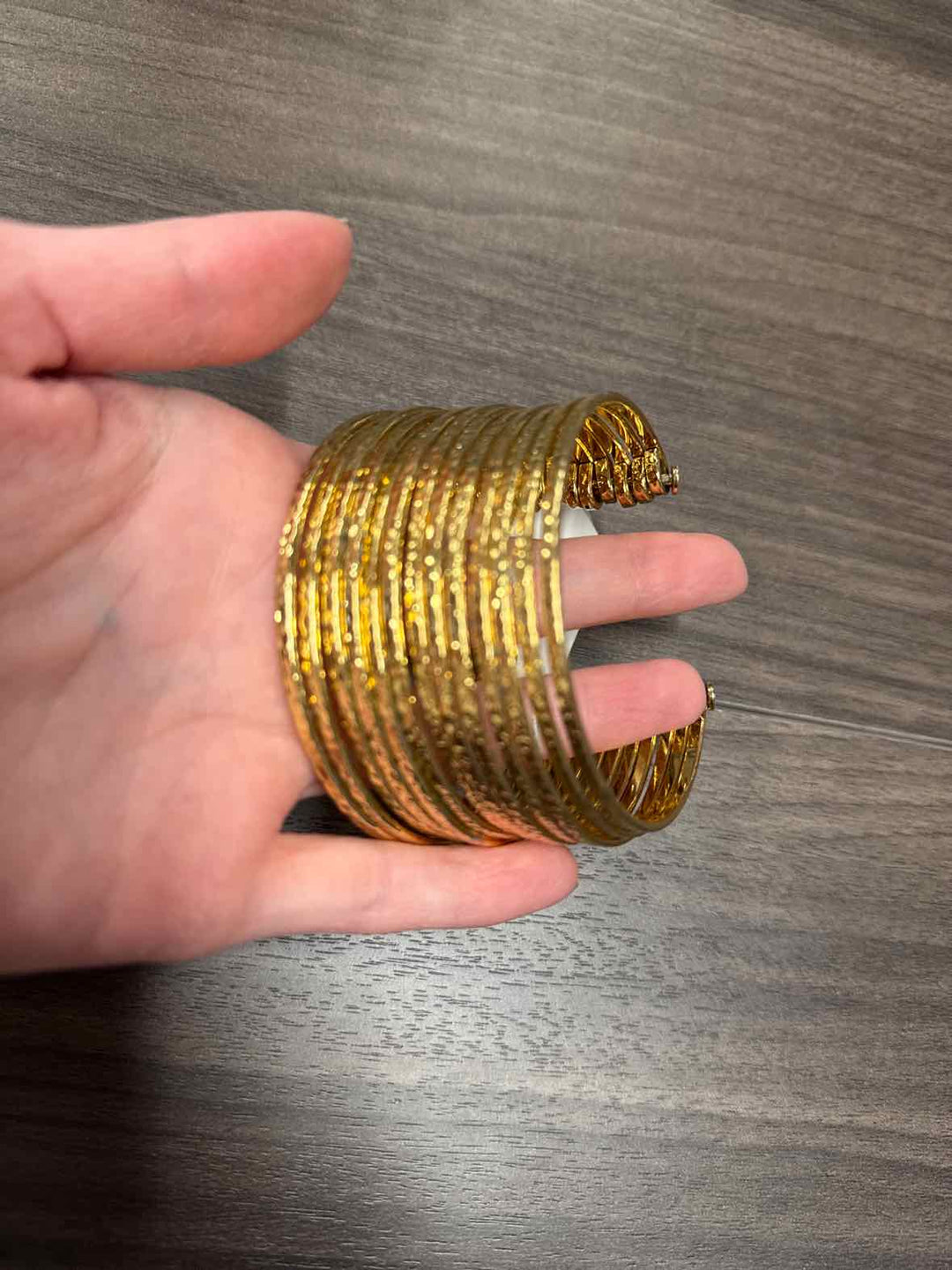 Jewelry - wide gold cuff