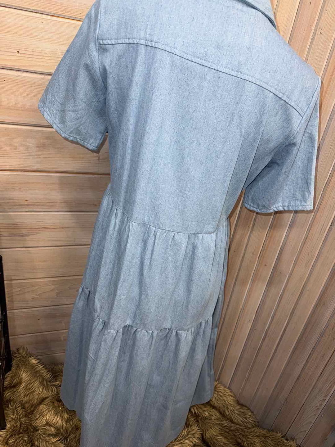L - Denim Dress