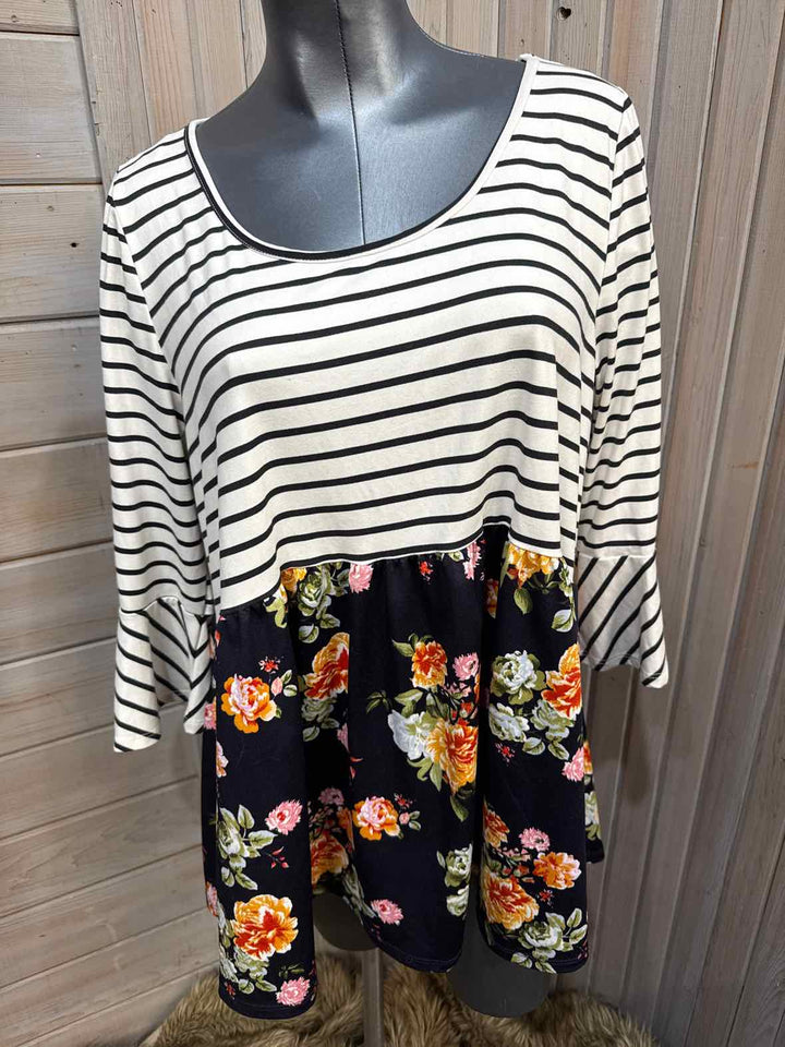 1X - Emerald 3/4 Sleeve