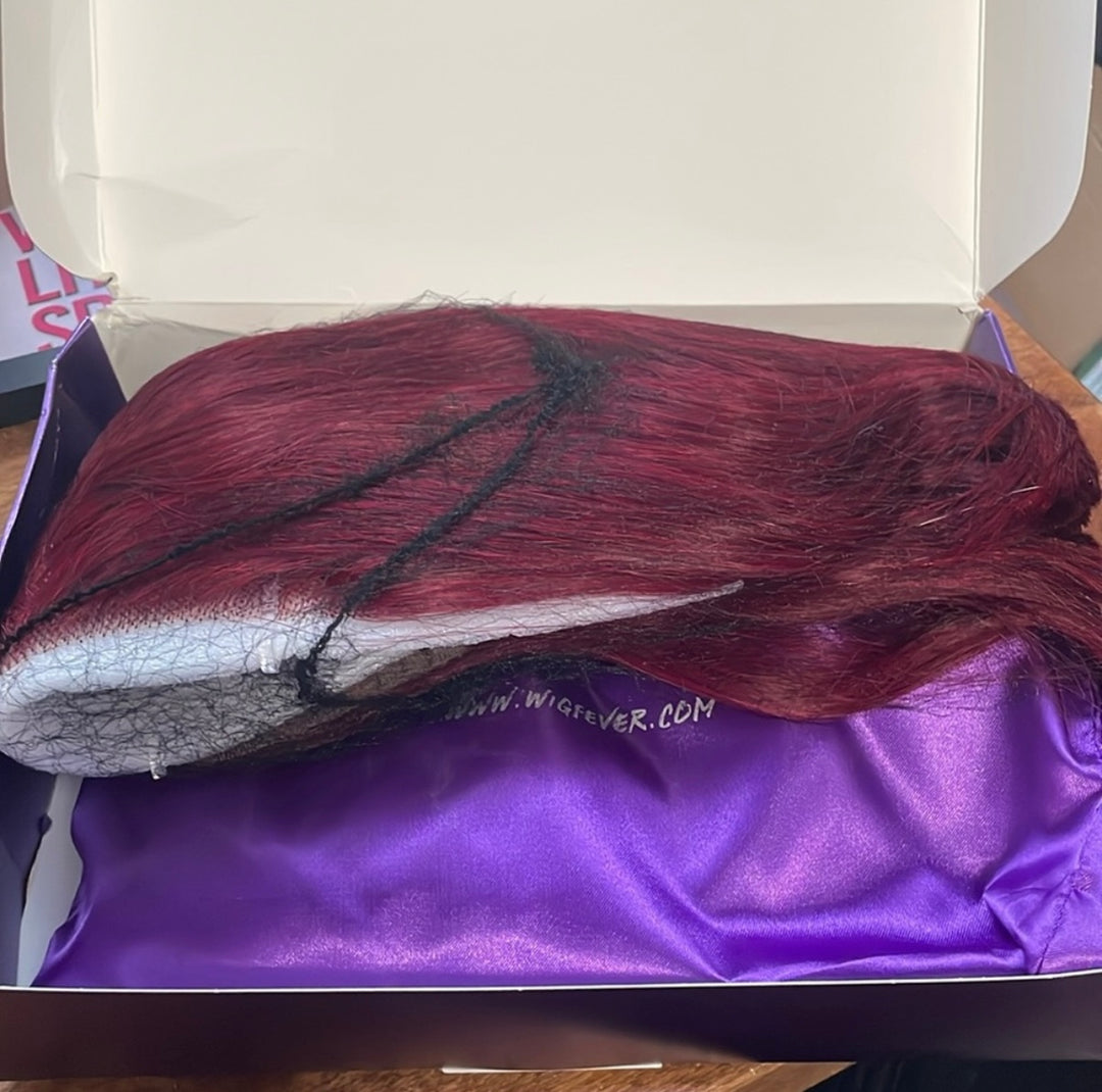 Wig Fever Wig - Human Hair Bob (Plum)