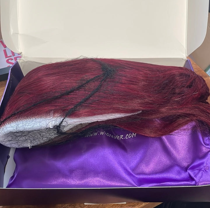 Wig Fever Wig - Human Hair Bob (Plum)